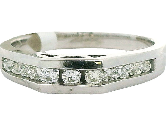 14K WHITE GOLD .32TW DIAMOND (WEDDING BAND FOR BHJ1363)