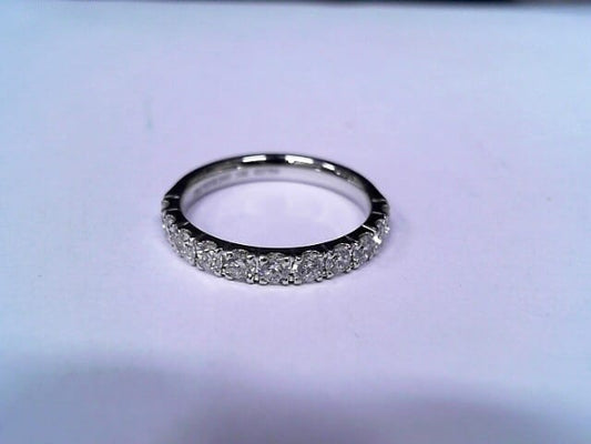 14K WG SEMI ETERNITY PRONG SET 0.77CTW DIAMOND BAND SI1 GH