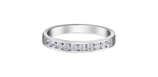 14K WG 0.50ctw Diamond Channel Set Band Sz 6.5 (copy)