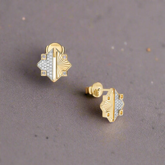 Kite Style Diamond Studs