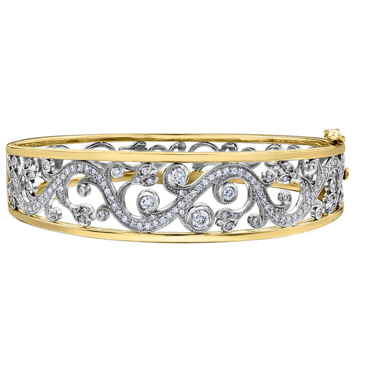 ENCHANTED GARDEN CANADIAN DIAMOND BANGLE