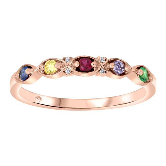 FamGlam Marquise Birthstone Ring