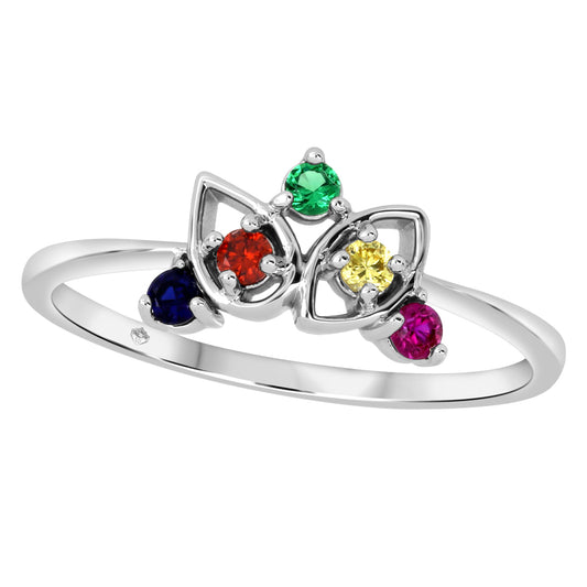 FamGlam Tear-Drop Birthstone Ring