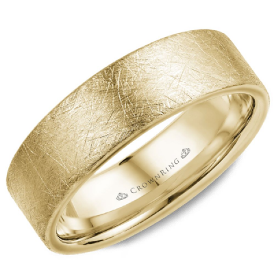 CrownRing Men's Wedding Band