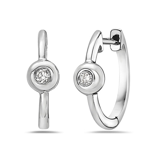 0.05ctw Diamond Huggies