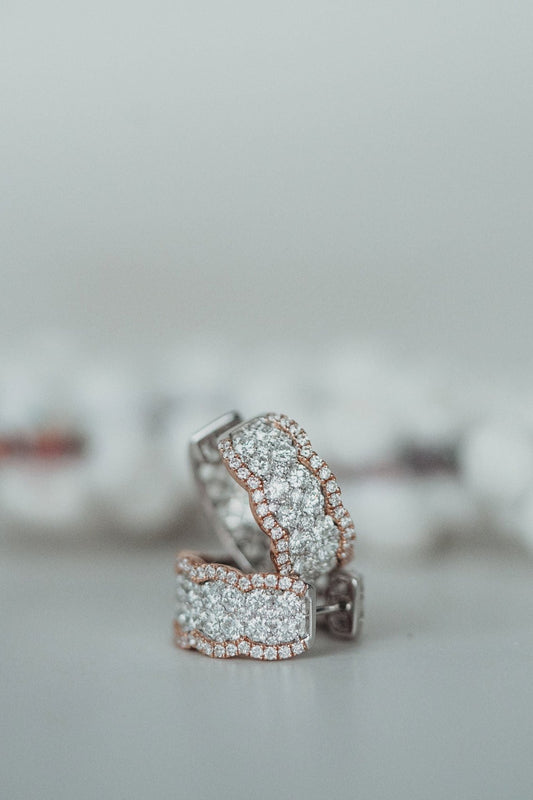 14K RG 2.42TW ROUND DIAMOND DINNER RING