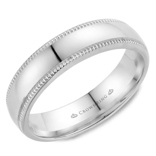 CrownRing Men's Wedding Band