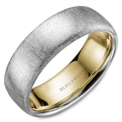 Bleu Royale Men's Wedding Band