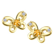 My Baby Rocks - Gemstone Butterfly Earrings