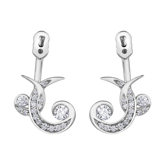 Twisted Canadian Diamond Earrings