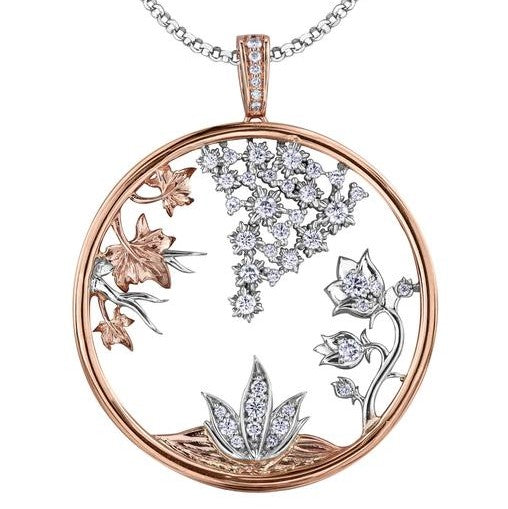 Four Seasons Canadian Diamond Pendant
