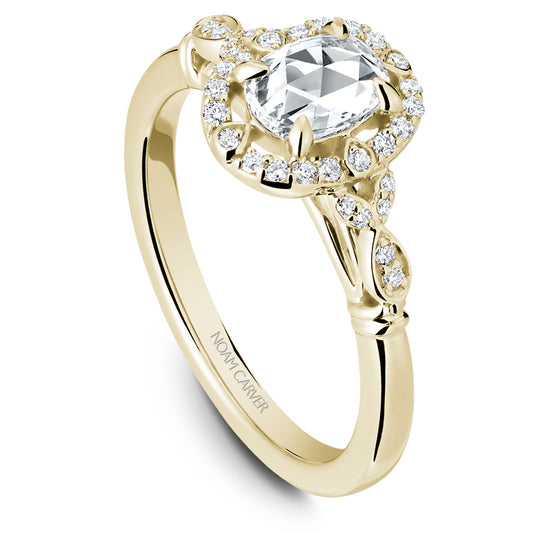 Noam Carver Studio Rose Cut Diamond Engagement Ring