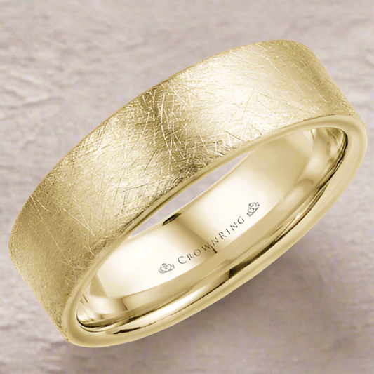 CrownRing Men's Wedding Band