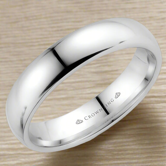CrownRing Men's Wedding Band