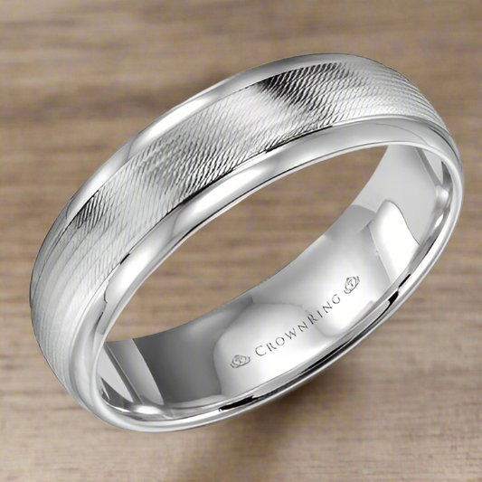 CrownRing Men's Wedding Band