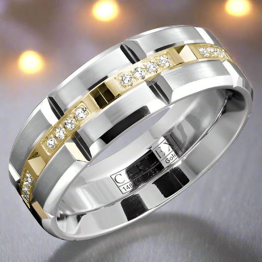 Carlex Men's Luxury Wedding Band