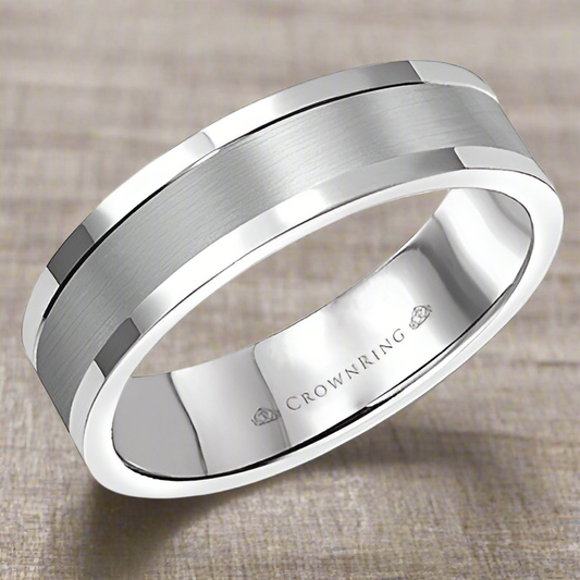 CrownRing Men's Wedding Band