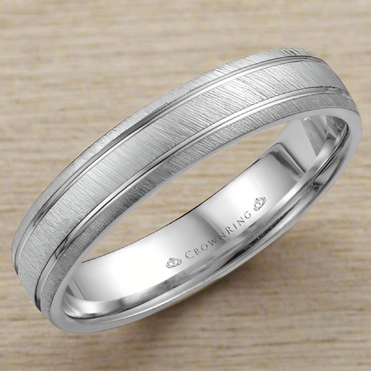 CrownRing Men's Wedding Band