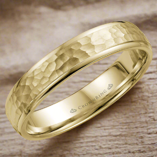 CrownRing Men's Wedding Band