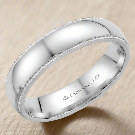 CrownRing Men's Wedding Band