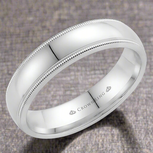 CrownRing Men's Wedding Band