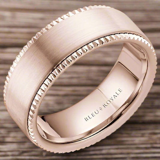 Bleu Royale Men's Wedding Band