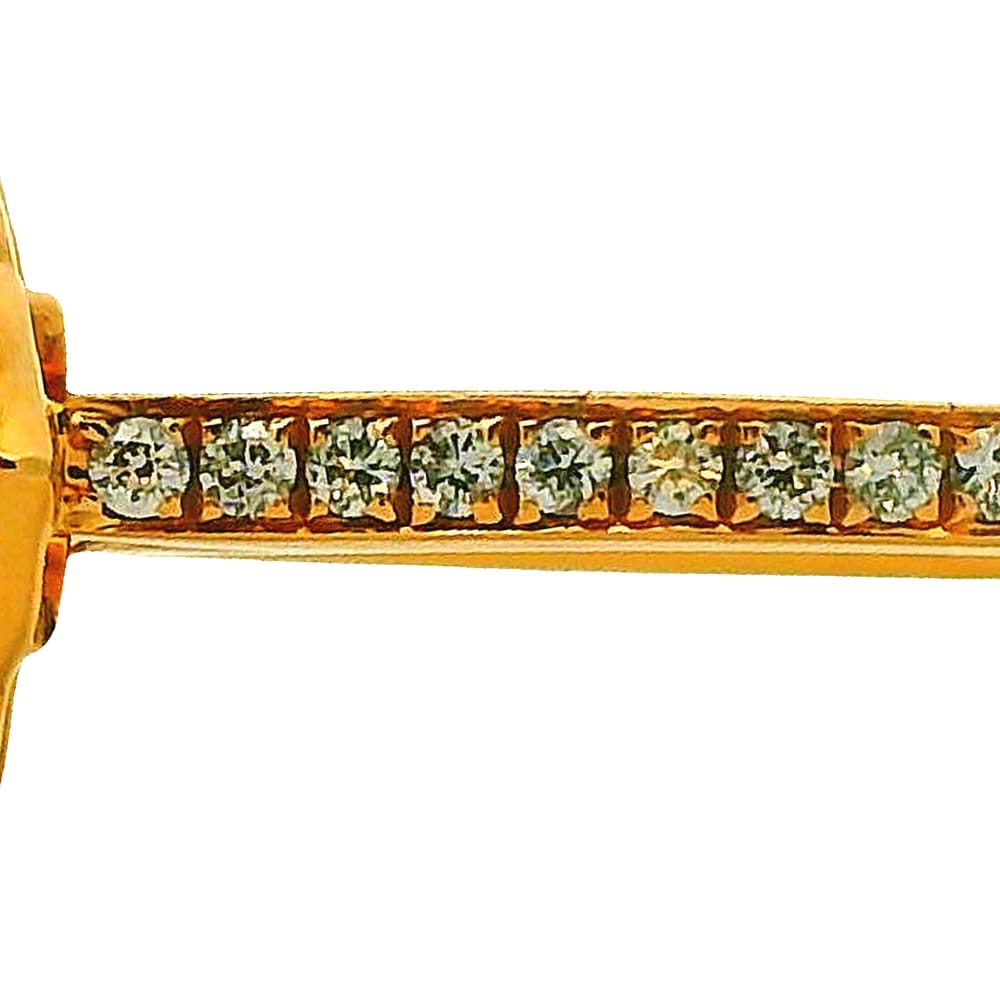 14K RG .50CT SI GH OVAL DIA WITH .27TW SI GH DIAMOND RING BY NOAM CARVER WARRANTY #308135