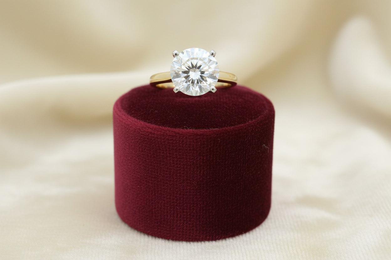 Solitaire Lab-Grown Diamond Engagement Ring