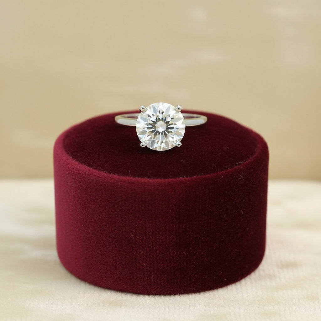 Lab-Grown Diamond Solitaire Engagement Ring