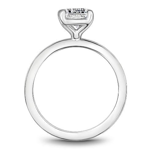 14K WG NOAM CARVER SEMI MOUNT (MADE FOR 1.53CT RADIANT LAB DIA - PCD10)SIZE 6.5WARRANTY #540152