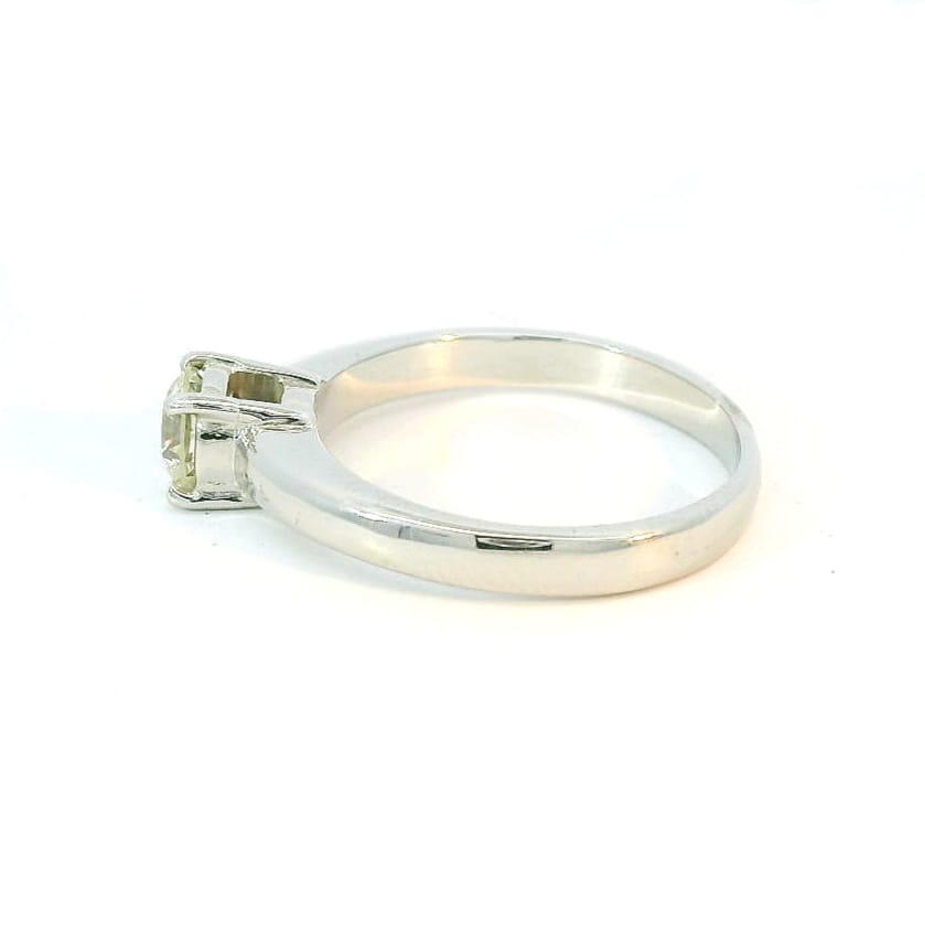 14K WG 0.50CT SI1,I BR DIAMOND SOLITAIRE RING