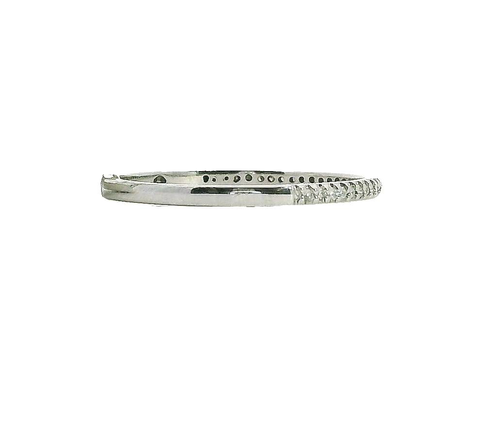 14K WG .10CTW DIA WEDDING BAND