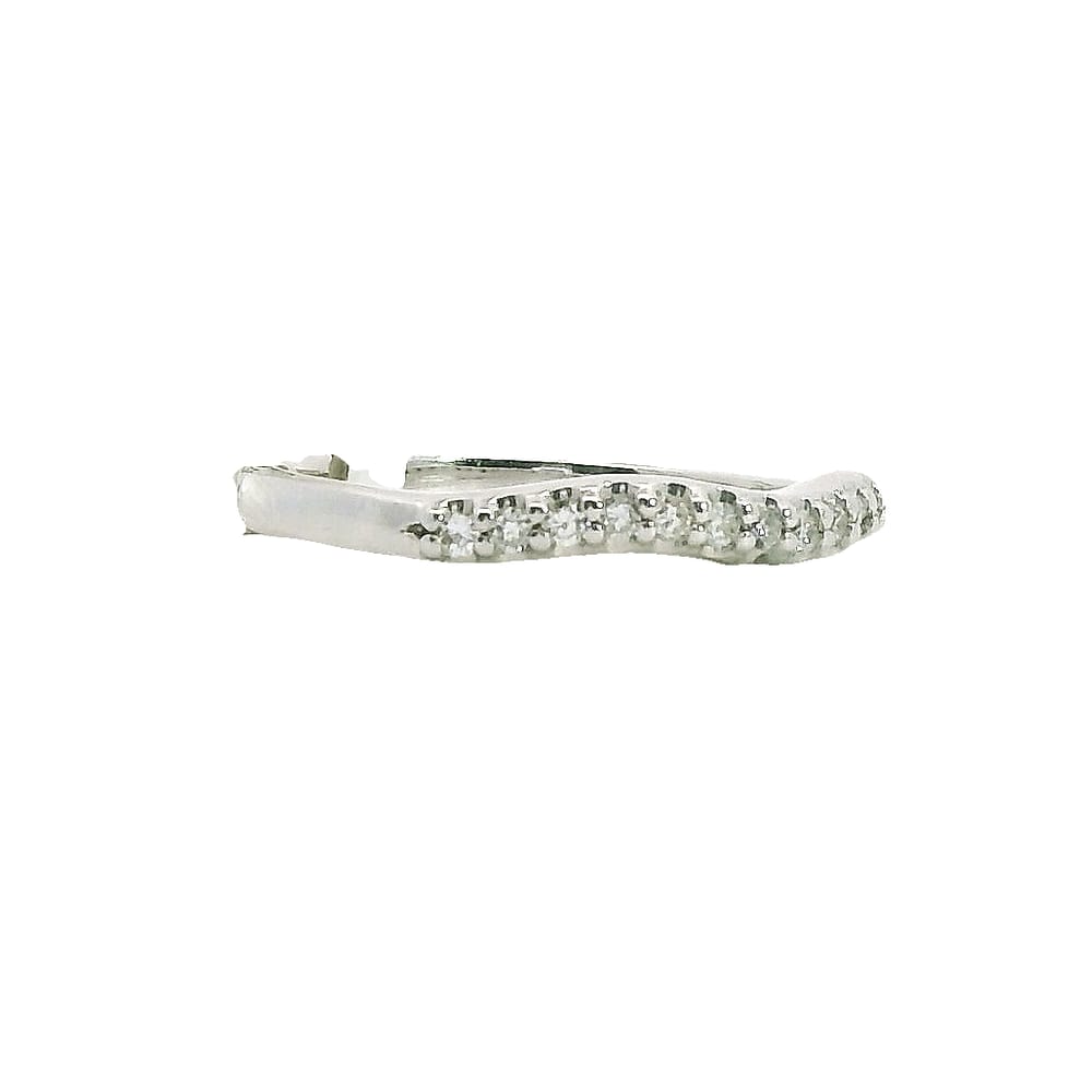 14K WG .15CTW DIA WEDDING BAND