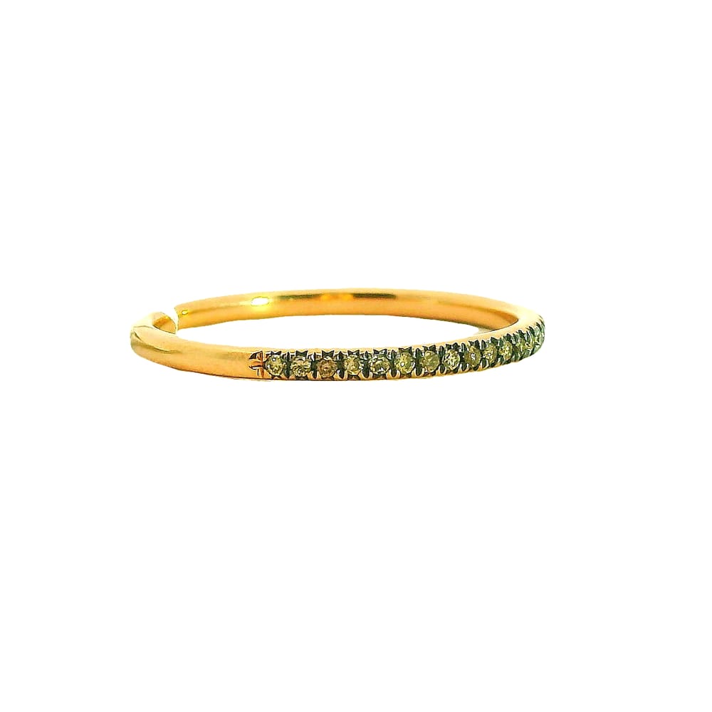 10K RG .10TW NAT BROWN DIAMOND BAND