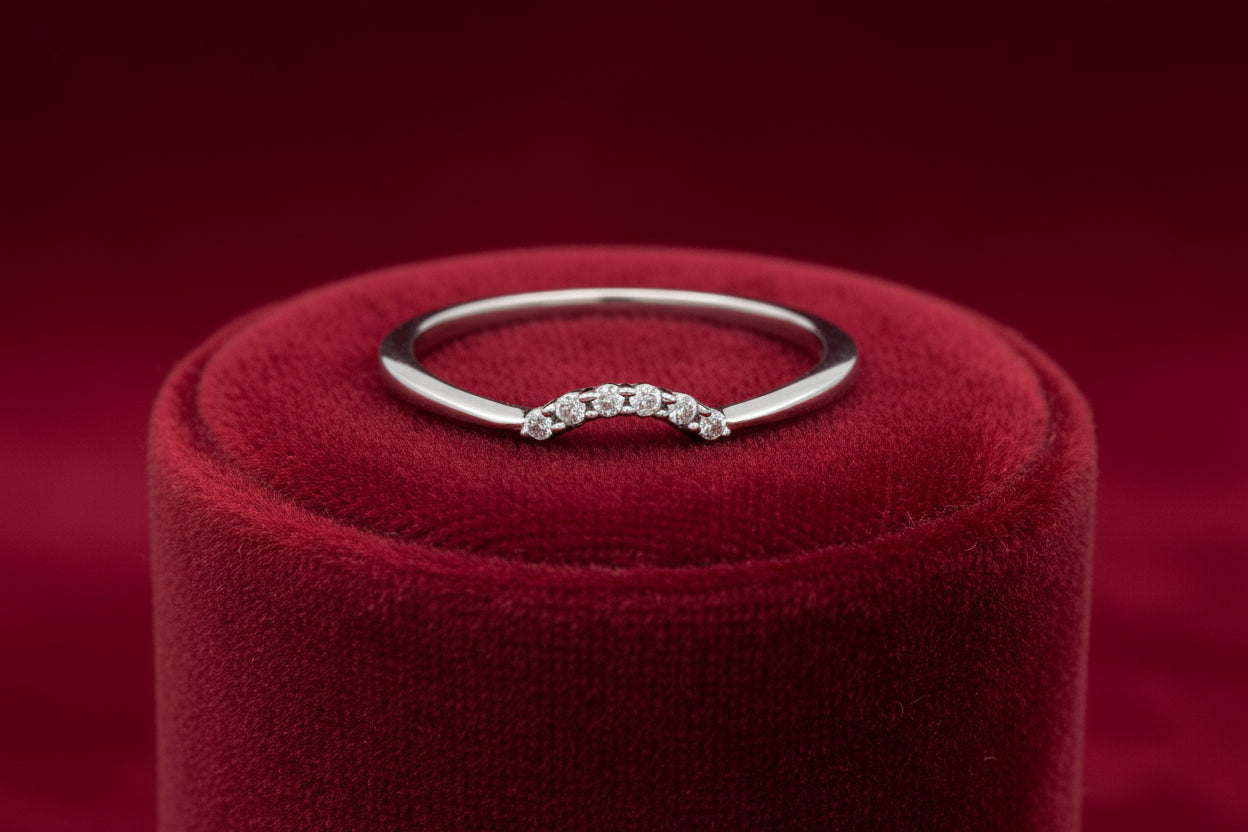 10K WG .03CTW CDN DIAMOND MATCHING BAND FOR BHJ1389