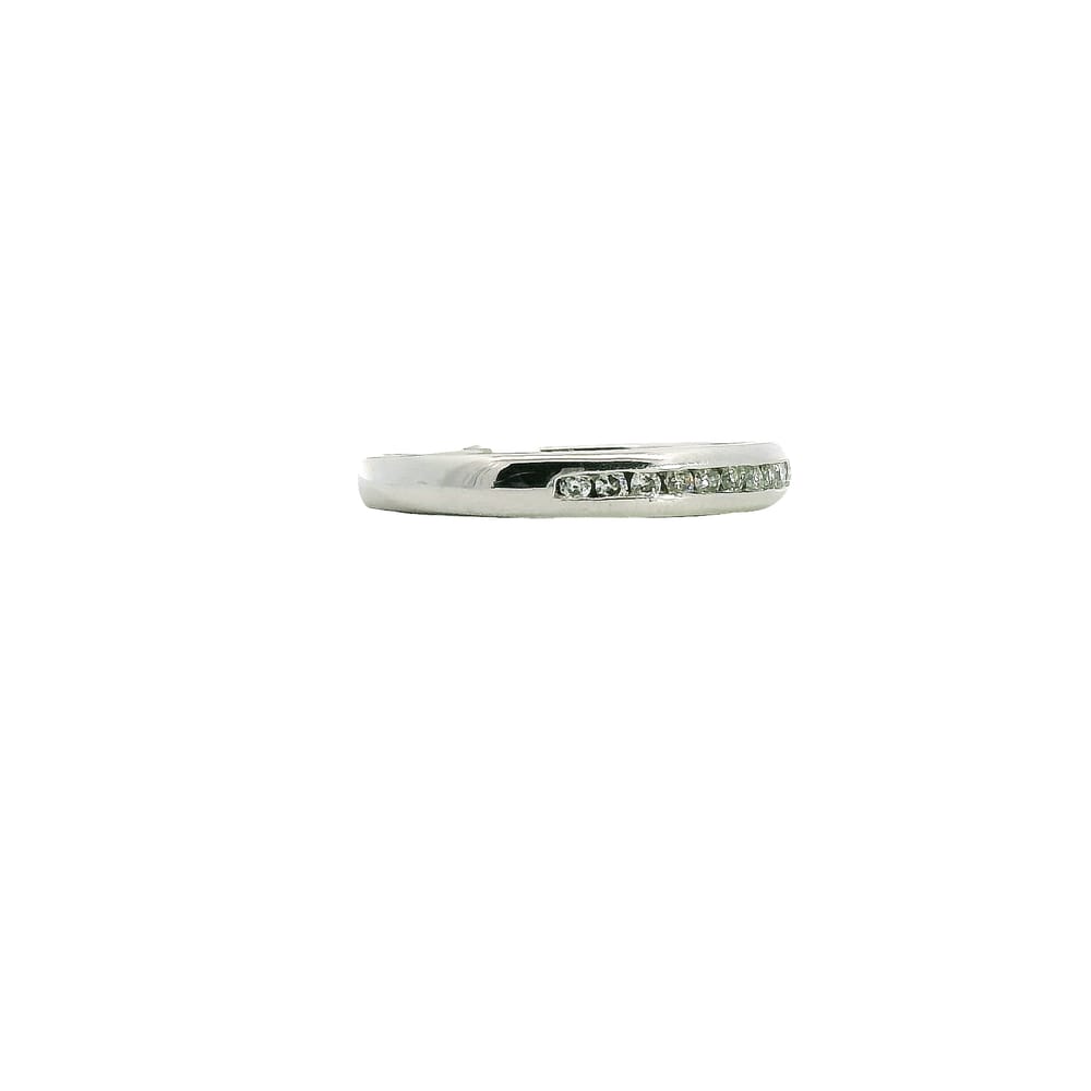 10K WHITE GOLD .10TW DIAMOND ANNIVERSARY BAND