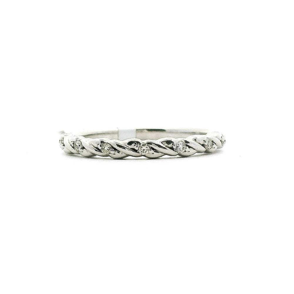 10K WG .07TW DIAMOND BAND