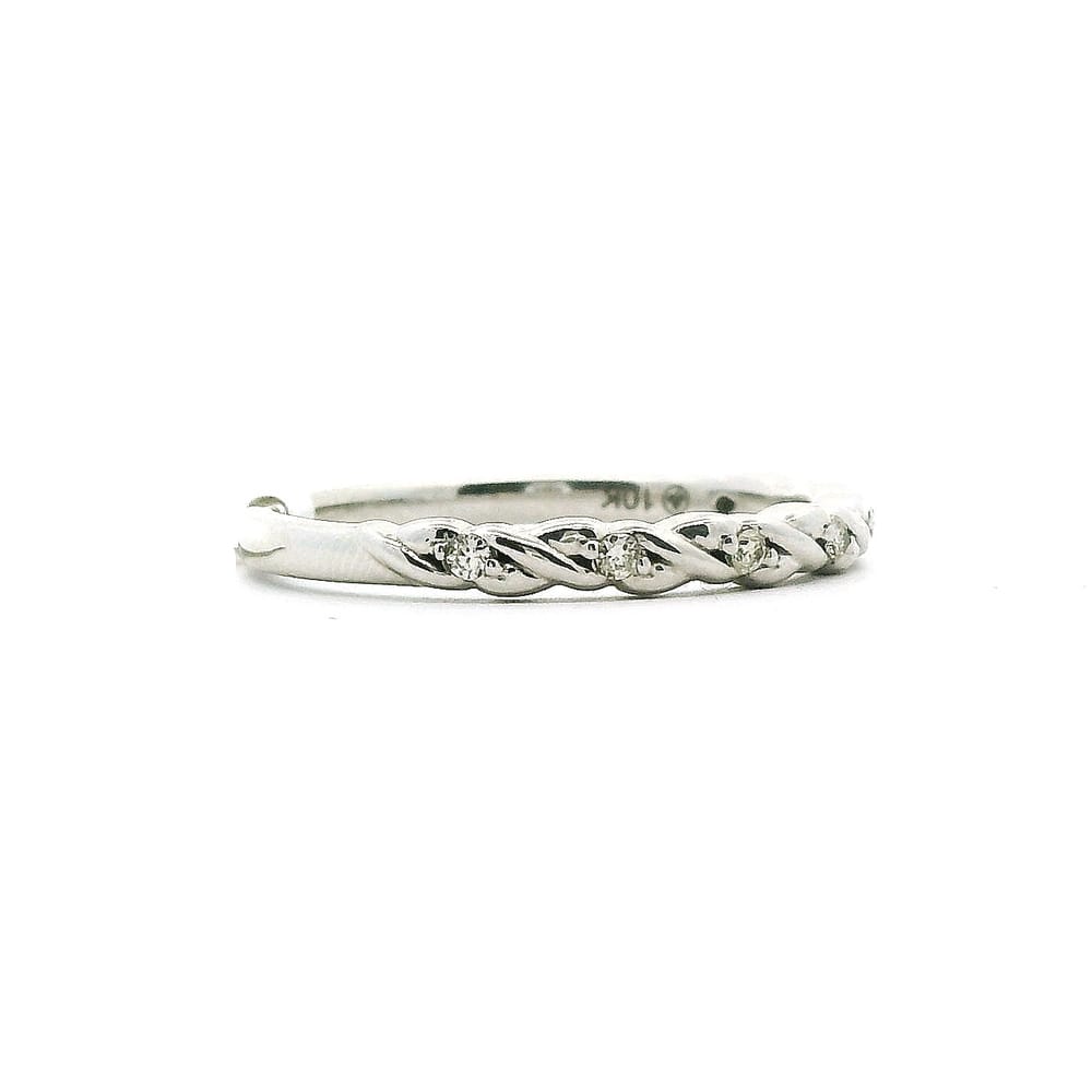 10K WG .07TW DIAMOND BAND