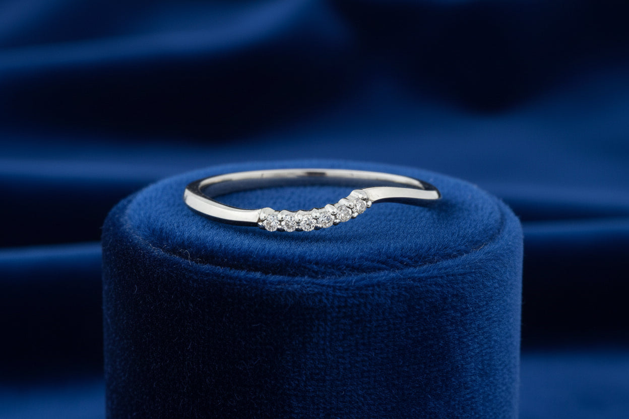 10K WG .05TW DIAMOND MATCHING BAND FOR BHJ1510