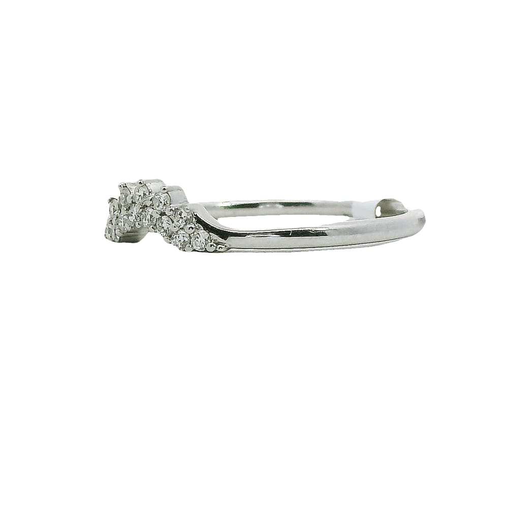 10K WG 0.104CTW DIAMOND BAND