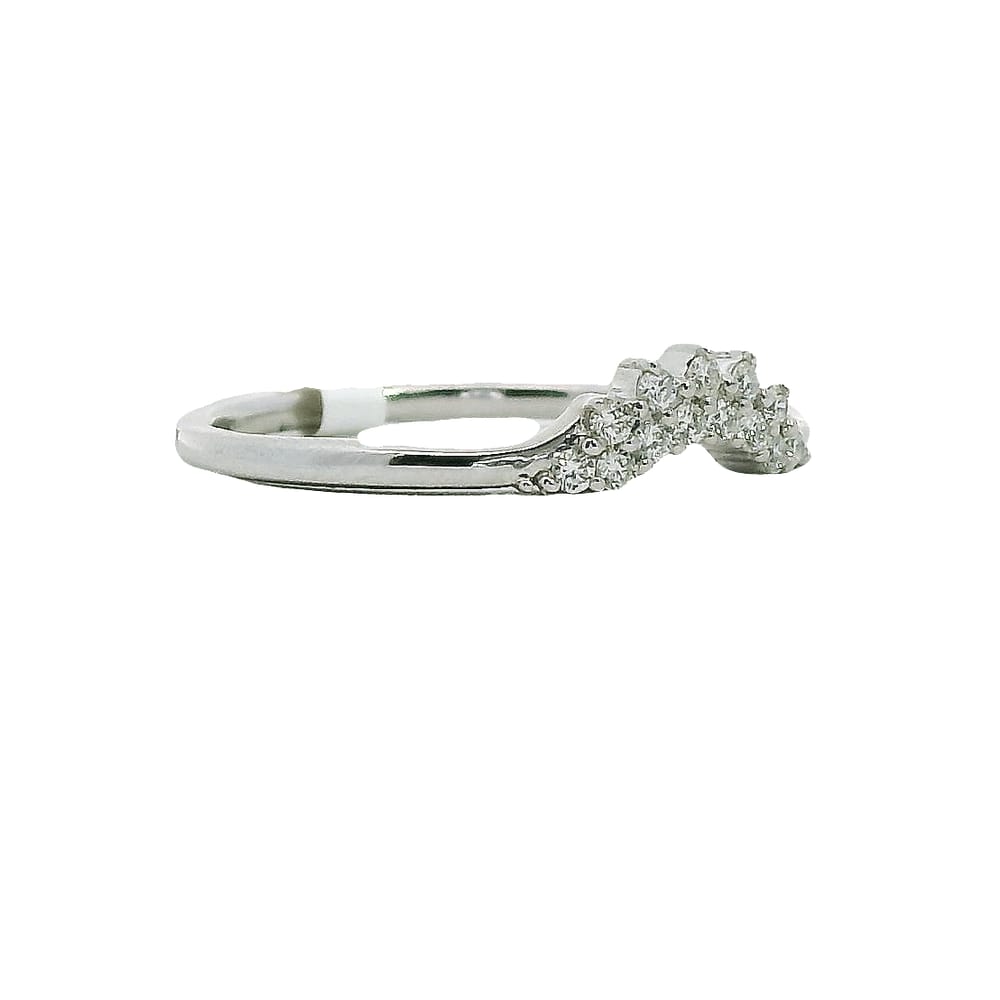 10K WG 0.104CTW DIAMOND BAND