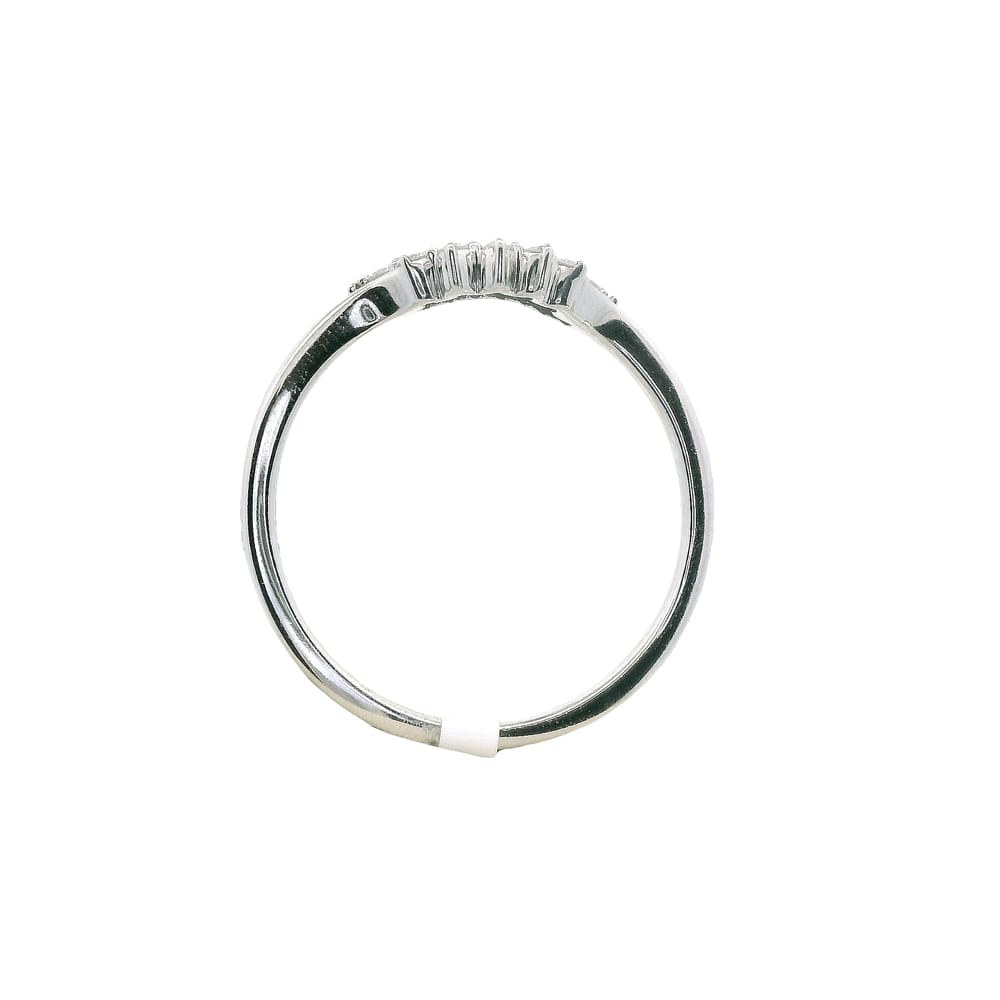 10K WG 0.104CTW DIAMOND BAND