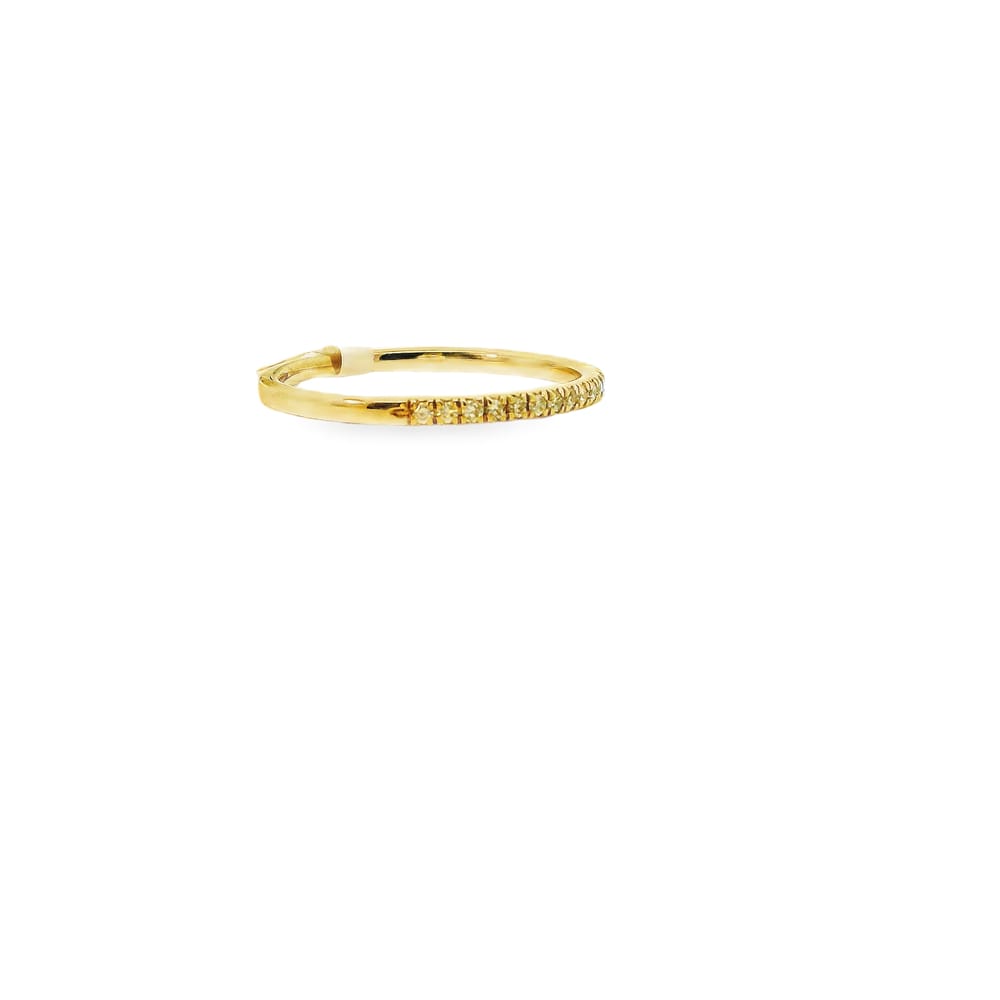 10K YG 0.15CTW DIAMOND BAND
