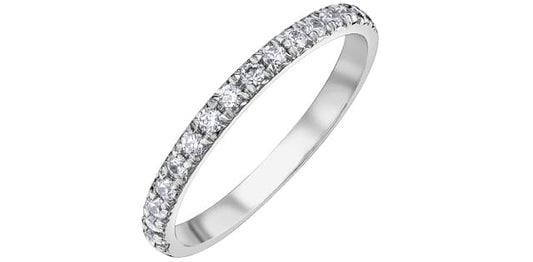 14K WG .33TW DIAMOND BAND