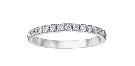 14K WG .33TW DIAMOND BAND