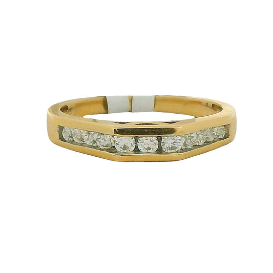 14K YG .27TW DIAMOND WEDDING