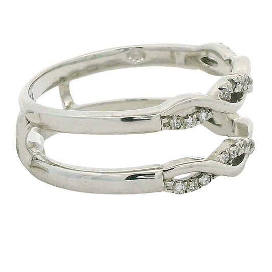 14K WG 0.15CTW DIA RING ENHANCER