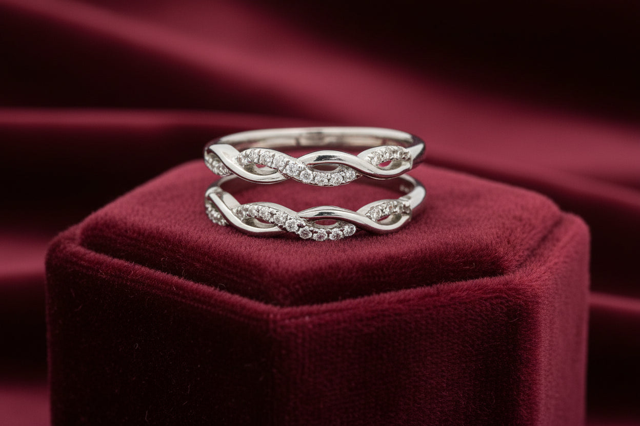 14K WG 0.15CTW DIA RING ENHANCER