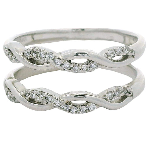 14K WG 0.15CTW DIA RING ENHANCER