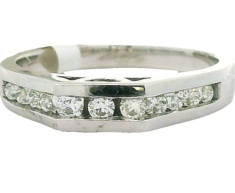 14K WHITE GOLD .32TW DIAMOND (WEDDING BAND FOR BHJ1363)